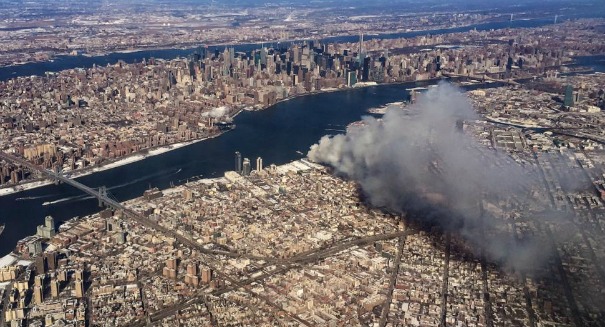 Massive 7-alarm blaze in Brooklyn could take weeks to put out: officials