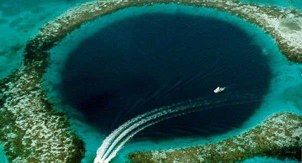 What destroyed the Mayans? Belize’s spectacular Great Blue Hole holds the answer, scientists say