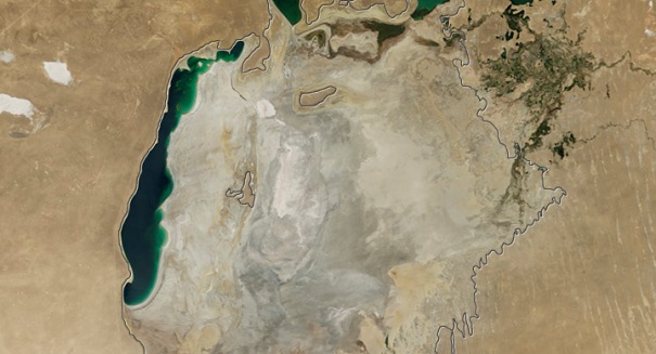 NASA tracks Aral Sea disaster for 14 years