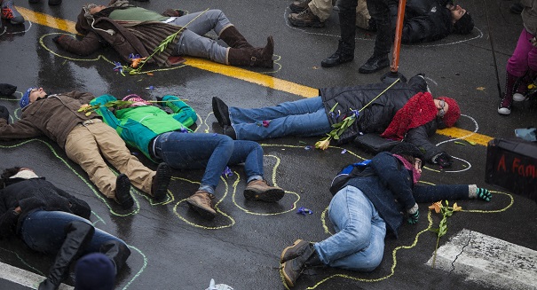 NYU Students protest amid finals week