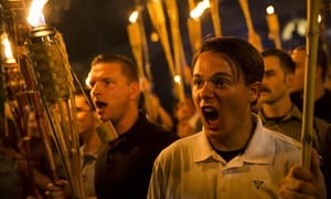 Nazi with torches