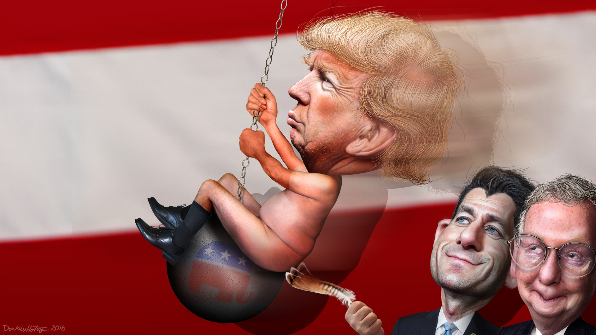 The Republican Party Is Like a Battered Woman