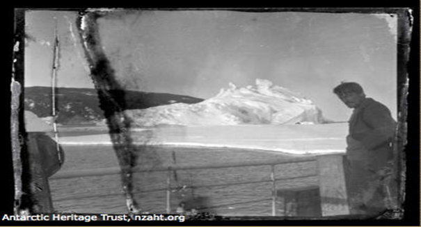 Creepy old photos uncovered in Antarctic Ice