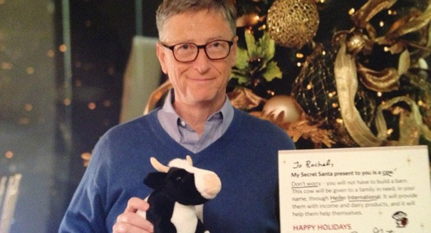 Bill Gates wants to be your secret Santa