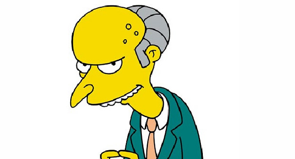 The Simpsons’ Mr. Burns endorses Mitt Romney for president