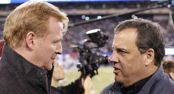 Chris Christie calls NFL boss Roger Goodell an ‘outstanding man’