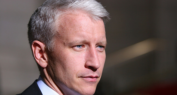 Anderson Cooper honored by gay media watchdog, kisses Madonna