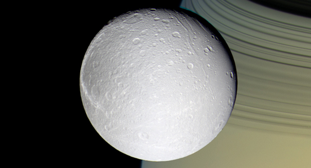 You won’t believe what NASA captured when it got close to Saturn’s moon Dione
