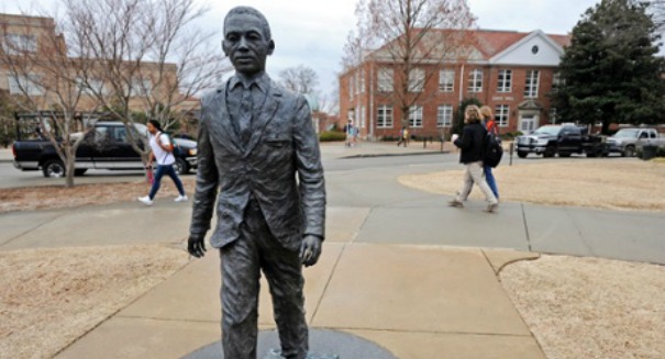 Shocking racist act against Ole Miss statue results in arrest
