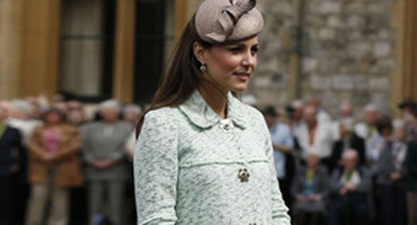 Kate Middleton’s baby bump is showing