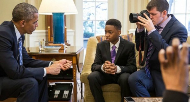 President Obama inspired by teen’s ‘Humans of New York’ story, brings him to White House