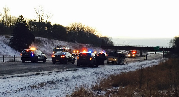 Interstate 694 police shooting leaves murder suspect dead
