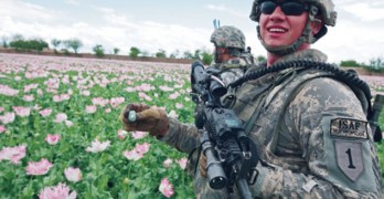 soldiers and opium