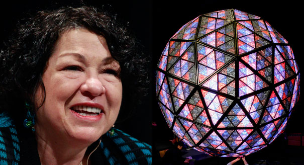 Sonia Sotomayor to drop ball at New York New Year celebration