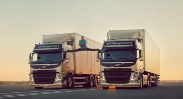 Jean Claude Van Damme does RIDICULOUS split in new Volvo ad [VIDEO]