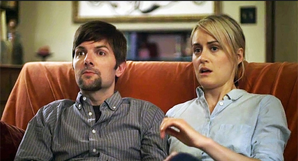 Adam Scott and Taylor Schilling discuss their new film, ‘The Overnight’