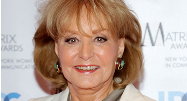 Barbara Walters falls, cuts head, is hospitalized in Washington