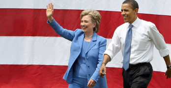 President Obama and Hillary Clinton